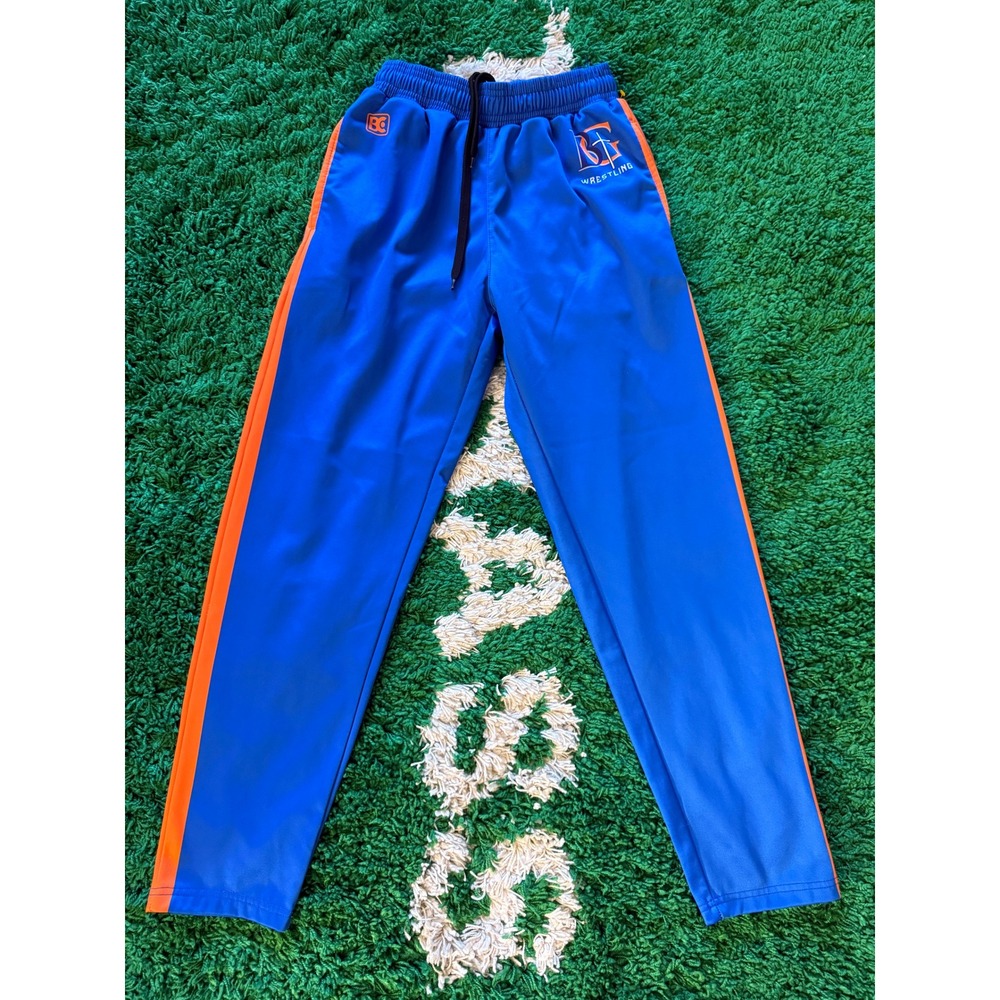 BISHOP GORMAN Wrestling Warm Up Pants Mens Blue Excellent Athletic Track Pants